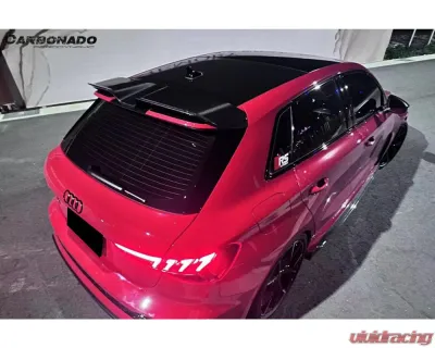 Carbonado Dry Carbon Fiber Roof Spoiler for Audi RS3 2023-2025, Part No RS3-MAN-AD-RS - DRYCFRS3-MAN-AD-RS