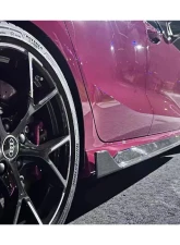 Carbonado DryCF AD Style Side Skirts Audi RS3 2023-2025                                     - DRYCFRS3-MAN-AD-SS - Image 6