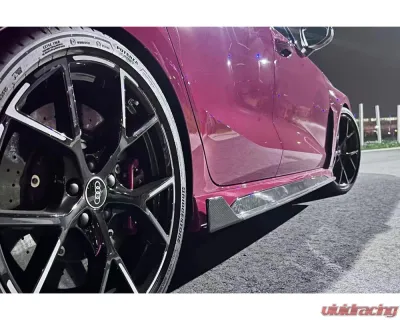 Carbonado DryCF AD Style Side Skirts Audi RS3 2023-2025 - DRYCFRS3-MAN-AD-SS