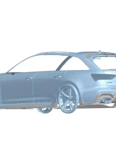 Carbonado DryCF AD Style Rear Diffuser Lip Audi RS6 | RS7 C8 2019-2024                                     - DRYCFRS6-MAN-AD-RD - Image 3
