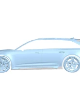 Carbonado DryCF AD Style Side Skirts Audi RS6 | RS7 C8 2019-2024                                     - DRYCFRS6-MAN-AD-SS - Image 6
