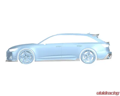 Carbonado DryCF AD Style Side Skirts Audi RS6 | RS7 C8 2019-2024 - DRYCFRS6-MAN-AD-SS