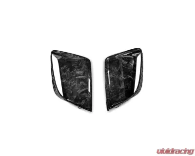 Carbonado DryCF MAN Style Trunk Front Bumper Vent Caps Audi RS7 2016-2019 - DRYCFRS7-MAN-CA