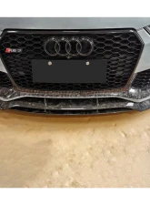 Carbonado Dry Carbon Fiber Front Lip Splitter for Audi RS7 2016-2019, MAN Style                                     - DRYCFRS7-MAN-FL - Image 5