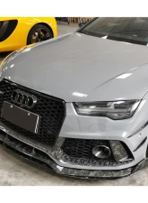 Carbonado Dry Carbon Fiber Front Lip Splitter for Audi RS7 2016-2019, MAN Style                                     - DRYCFRS7-MAN-FL - Image 7