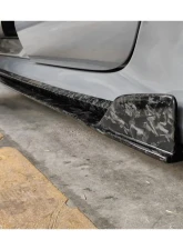 Carbonado DryCF MAN Style Side Skirts Audi RS7 2016-2019                                     - DRYCFRS7-MAN-SS - Image 4