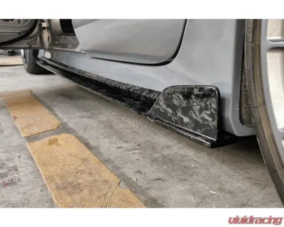 Carbonado DryCF MAN Style Side Skirts Audi RS7 2016-2019 - DRYCFRS7-MAN-SS