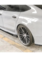 Carbonado DryCF MAN Style Side Skirts Audi RS7 2016-2019                                     - DRYCFRS7-MAN-SS - Image 6