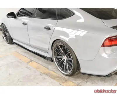 Carbonado DryCF MAN Style Side Skirts Audi RS7 2016-2019 - DRYCFRS7-MAN-SS