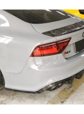 Carbonado Dry Carbon Fiber Trunk Spoiler for Audi RS7 A7 S7 2014-2018 - MAN Style                                     - DRYCFRS7-MAN-TS - Image 7