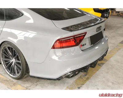 Carbonado Dry Carbon Fiber Trunk Spoiler for Audi RS7 A7 S7 2014-2018 - MAN Style - DRYCFRS7-MAN-TS