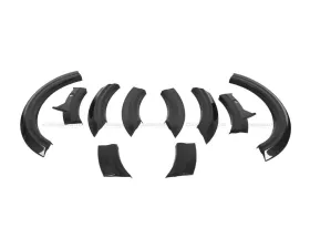 Carbonado DryCF AD Style Fender Flare Wheel Trims Audi RSQ8 2020-2023