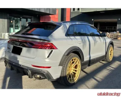 Carbonado DryFGCF AD Style Fender Flare Wheel Trims Audi RSQ8 2020-2023 - DRYFGCFRSQ8-MAN-AD-FF