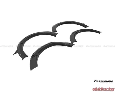 Carbonado DryFGCF AD Style Fender Flare Wheel Trims Audi RSQ8 2020-2023 - DRYFGCFRSQ8-MAN-AD-FF