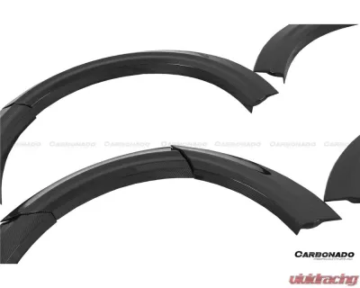 Carbonado DryFGCF AD Style Fender Flare Wheel Trims Audi RSQ8 2020-2023 - DRYFGCFRSQ8-MAN-AD-FF