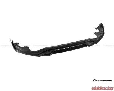 Carbonado DryFGCF AD Style Front Lip Splitter Audi RSQ8 2020-2023 - DRYFGCFRSQ8-MAN-AD-FL