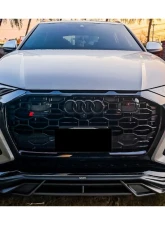 Carbonado DryFGCF AD Style Front Lip Splitter Audi RSQ8 2020-2023                                     - DRYFGCFRSQ8-MAN-AD-FL - Image 7