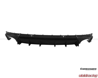 Carbonado DryCF AD Style Rear Diffuser Lip Audi RSQ8 2020-2023 - DRYCFRSQ8-MAN-AD-RD