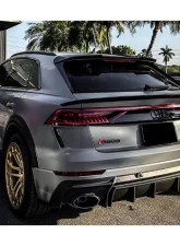 Carbonado DryCF AD Style Rear Diffuser Lip Audi RSQ8 2020-2023                                     - DRYCFRSQ8-MAN-AD-RD - Image 11