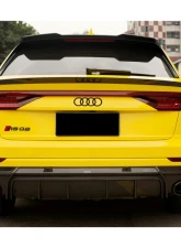 Carbonado DryCF AD Style Rear Diffuser Lip Audi RSQ8 2020-2023                                     - DRYCFRSQ8-MAN-AD-RD - Image 7
