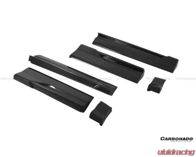 Carbonado DryCF AD Style Side Skirts Audi Q8 | SQ8 | RSQ8 2019-2023 - DRYCFRSQ8-MAN-AD-SS