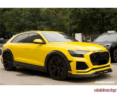 Carbonado DryCF AD Style Side Skirts Audi Q8 | SQ8 | RSQ8 2019-2023 - DRYCFRSQ8-MAN-AD-SS
