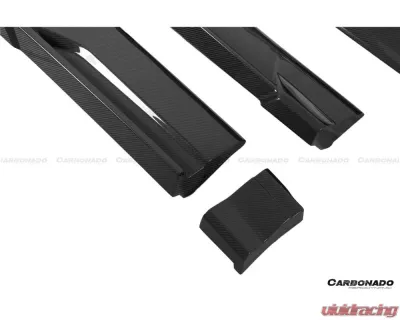 Carbonado DryCF AD Style Side Skirts Audi Q8 | SQ8 | RSQ8 2019-2023 - DRYCFRSQ8-MAN-AD-SS