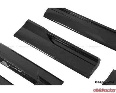 Carbonado DryCF AD Style Side Skirts Audi Q8 | SQ8 | RSQ8 2019-2023 - DRYCFRSQ8-MAN-AD-SS
