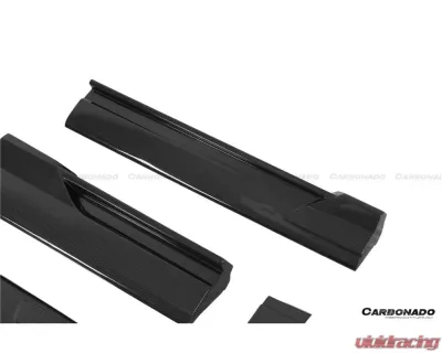 Carbonado DryCF AD Style Side Skirts Audi Q8 | SQ8 | RSQ8 2019-2023 - DRYCFRSQ8-MAN-AD-SS