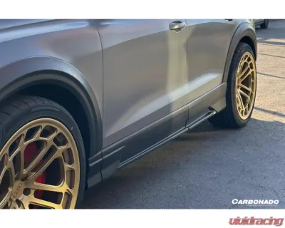 Carbonado DryCF AD Style Side Skirts Audi Q8 | SQ8 | RSQ8 2019-2023 - DRYCFRSQ8-MAN-AD-SS