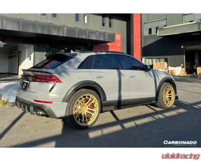 Carbonado DryCF AD Style Side Skirts Audi Q8 | SQ8 | RSQ8 2019-2023 - DRYCFRSQ8-MAN-AD-SS