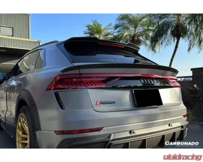 Carbonado DryFGCF AD Style Trunk Spoiler Audi Q8 | SQ8 | RSQ8 2019-2023 - DRYFGCFRSQ8-MAN-AD-TS