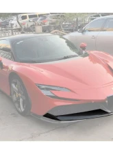 Carbonado DryCF OE Style Front Lip Ferrari SF90 Stradale 2020+                                     - DRYCFSF90-MAN-FL - Image 2