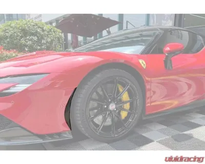 Carbonado DryCF OE Style Front Bumper Side Air Vents Ferrari SF90 Stradale 2020+ - DRYCFSF90-MAN-FSAV