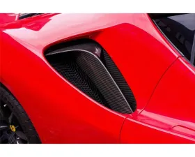Carbonado DryCF OE Style Qaurter Panel Side Scoops Ferrari SF90 Stradale 2020+