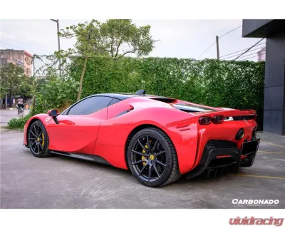 Carbonado DryCF OE Style Rear Diffuser Ferrari SF90 Stradale 2020+ - DRYCFSF90-MAN-RD