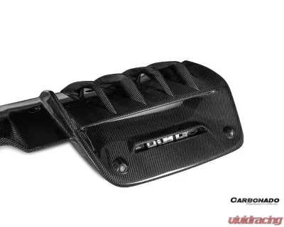 Carbonado DryCF OE Style Rear Diffuser Ferrari SF90 Stradale 2020+ - DRYCFSF90-MAN-RD