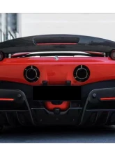 Carbonado DryCF OE Style Rear Diffuser Ferrari SF90 Stradale 2020+                                     - DRYCFSF90-MAN-RD - Image 10