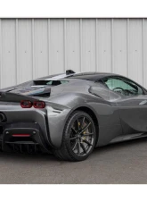 Ferrari SF90 Stradale 2020+ Carbonado AV Style Carbon Fiber Trunk Spoiler SF90-MAN-TV-W                                     - DRYFGCFSF90-MAN-TV-W - Image 12