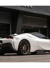 Ferrari SF90 Stradale 2020+ Carbonado AV Style Carbon Fiber Trunk Spoiler SF90-MAN-TV-W                                     - DRYFGCFSF90-MAN-TV-W - Image 17