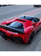 Ferrari SF90 Stradale 2020+ Carbonado AV Style Carbon Fiber Trunk Spoiler SF90-MAN-TV-W                                     - DRYFGCFSF90-MAN-TV-W - Image 18