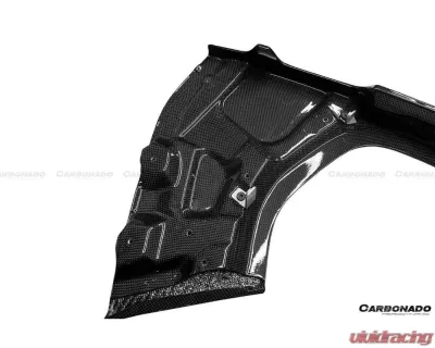 Ferrari SF90 Stradale 2020+ Carbonado AV Style Carbon Fiber Trunk Spoiler SF90-MAN-TV-W - DRYFGCFSF90-MAN-TV-W
