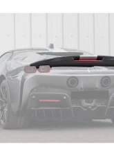 Ferrari SF90 Stradale 2020+ Carbonado AV Style Carbon Fiber Trunk Spoiler SF90-MAN-TV-W                                     - DRYFGCFSF90-MAN-TV-W - Image 10