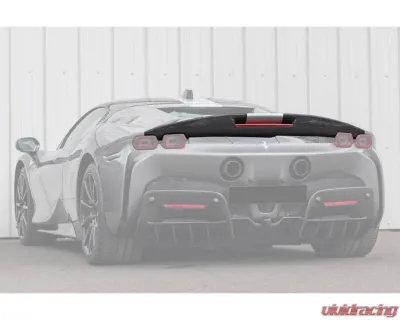 Ferrari SF90 Stradale 2020+ Carbonado AV Style Carbon Fiber Trunk Spoiler SF90-MAN-TV-W - DRYFGCFSF90-MAN-TV-W
