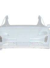 Porsche Taycan Carbonado DryCF AD Style Front Bumper Air Vents 2019-2024                                     - DRYCFTaycan-MAN-AD-FBV - Image 3