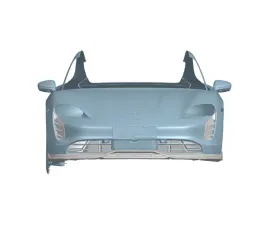 Porsche Taycan Carbonado DryCF AD Style Front Lip 2019-2024 GTS Turbo