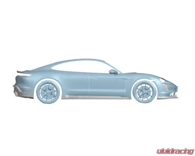 Carbonado DryCF AD Style Side Skirts Porsche Taycan 2019-2024 - DRYCFTaycan-MAN-AD-SS