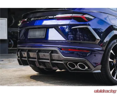 Carbonado DryCF TC Style Rear Diffuser Lamborghini Urus 2018-2022 - DRYCFURUS-OD-TC-RD
