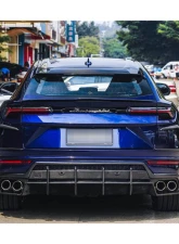 Lamborghini Urus 2018-2023 Carbonado DryCF TC Style Carbon Fiber Roof Spoiler                                     - DRYCFURUS-OD-TC-RS - Image 8