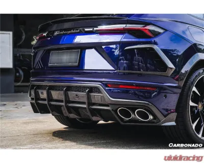 Lamborghini Urus 2018-2023 Carbonado DryCF TC Style Carbon Fiber Trunk Wing Spoiler - DRYCFURUS-OD-TC-TS